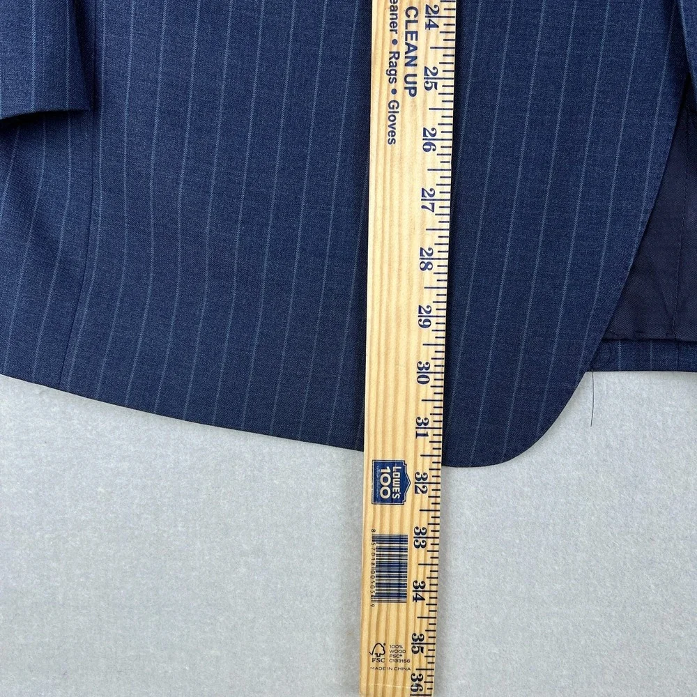 Brooks Brothers Drago 1818 Regent Blazer 45 R / W39 Navy Wool Made In Italy